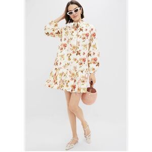 Tuckernuck Romantic Floral Tate Tiered Ruffle Dress Sz XL Fairy Whimsy Designer